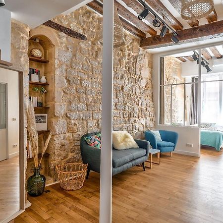 New Stunning 4 Bdrs Apt, With AC – Le Marais Paris Exterior foto