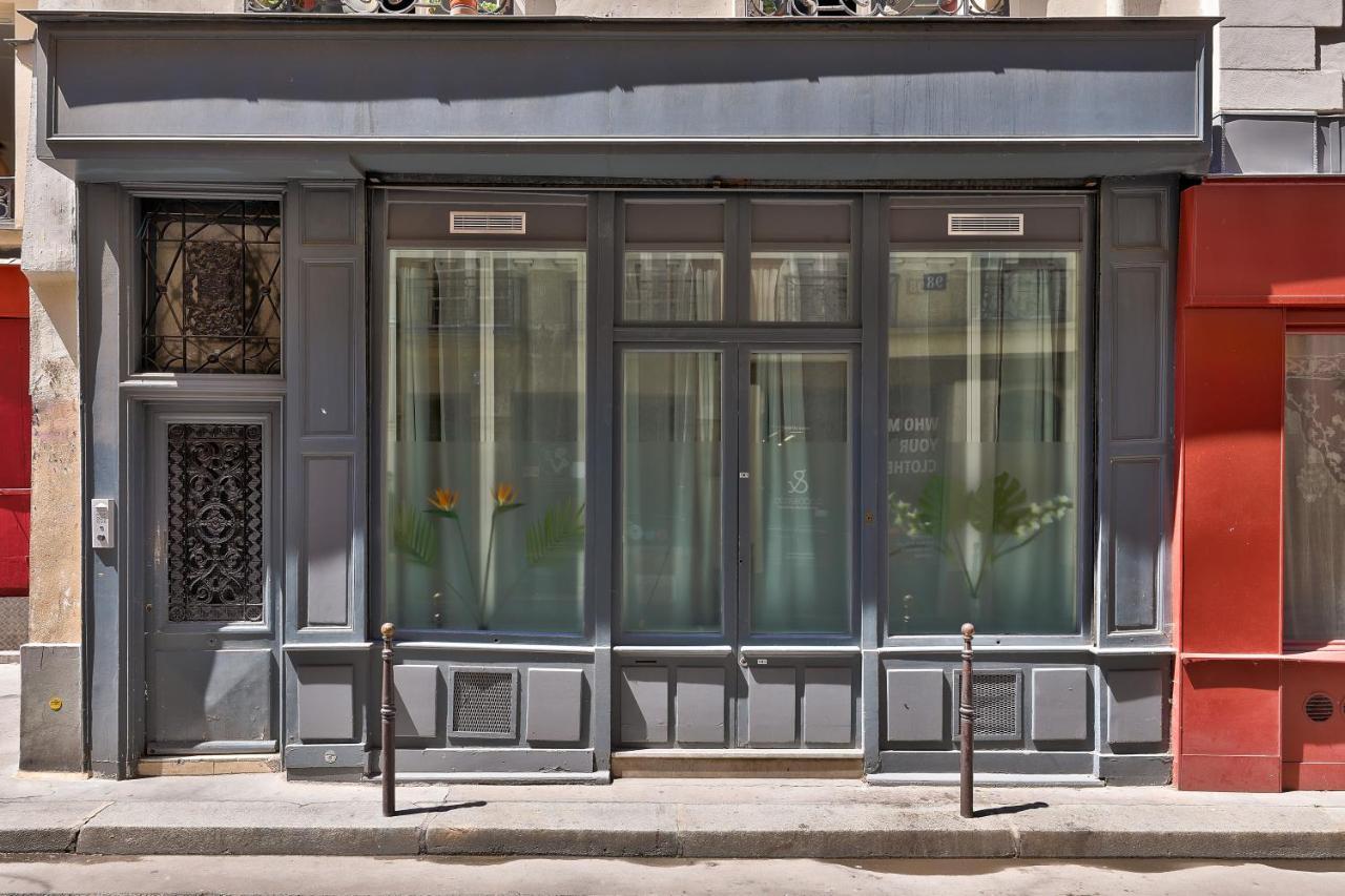 New Stunning 4 Bdrs Apt, With AC – Le Marais Paris Exterior foto